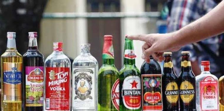 Ilustrasi minuman keras atau miras. Foto: Repro google.com