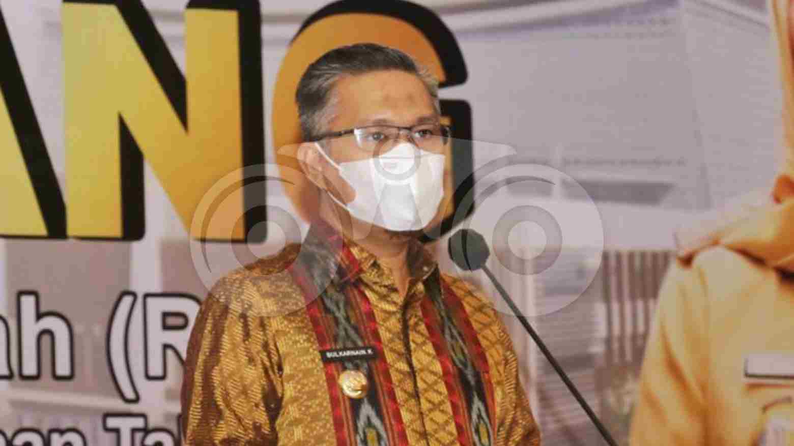 Wali Kota Kendari, Sulkarnain Kadir saat menyampaikan programnya pada Musrenbang. Foto: Elda/Telisik