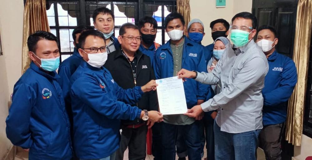 Usai Verfak Dewan Pers ke Pengda JMSI Sultra. Foto: Ist.