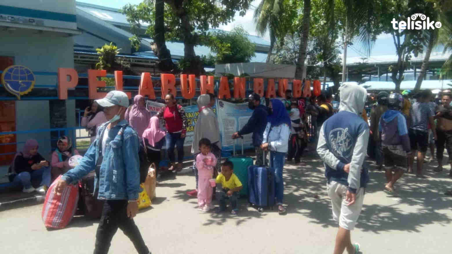 Suasana pelabuhan Murhum Baubau. Foto: Ridwan Amsyah/Telisik