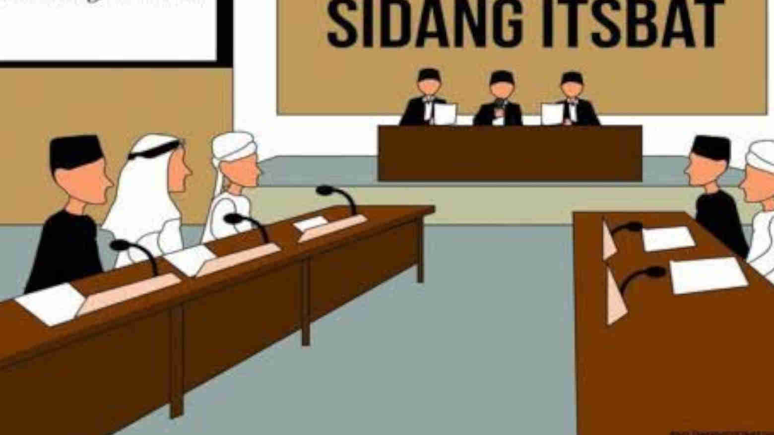Ilustrasi sidang isbat. Foto: Repro okezone.com
