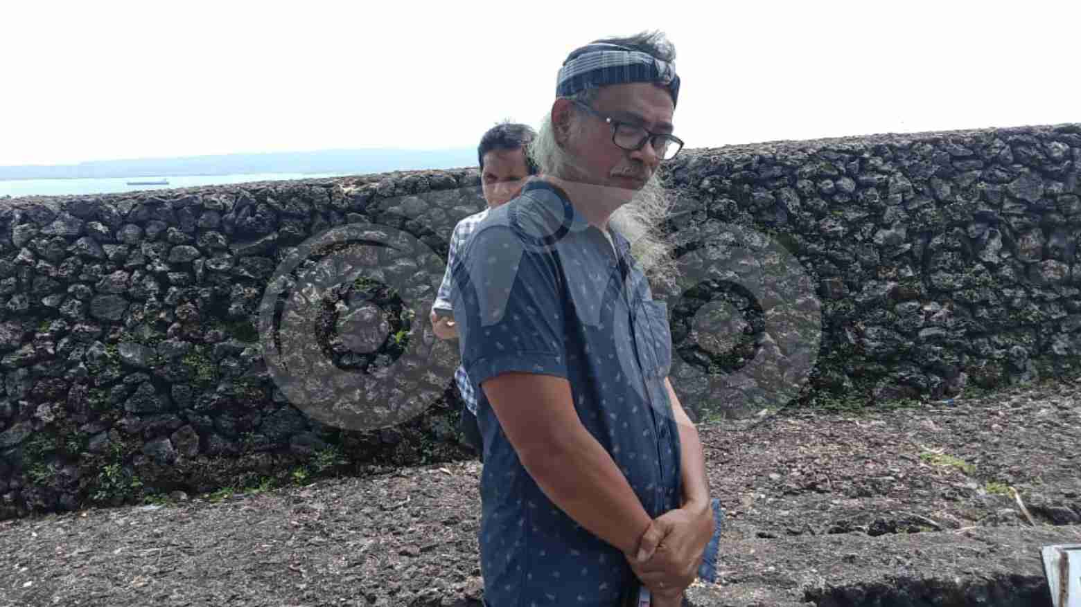 Kadispora Buton, Laode Zainuddin Napa dalam rangkaian kunjungan Kemenpora RI. Foto: Iradat Kurniawan/Telisik