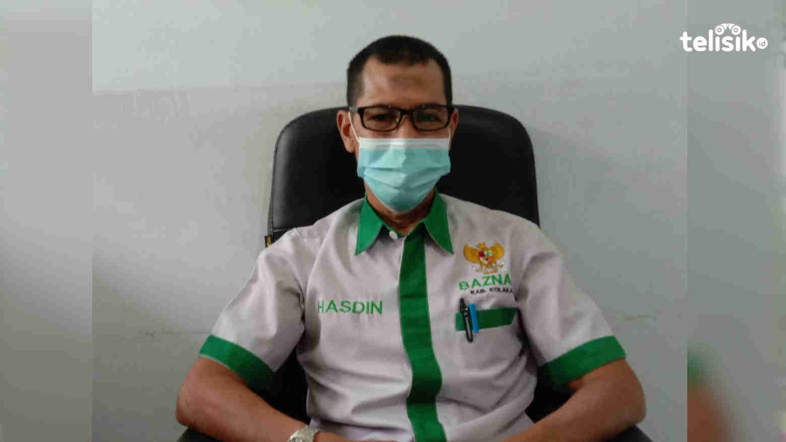 Kepala Baznas Kolaka, Hasdin. Foto:  Muh. Sabil/Telisik