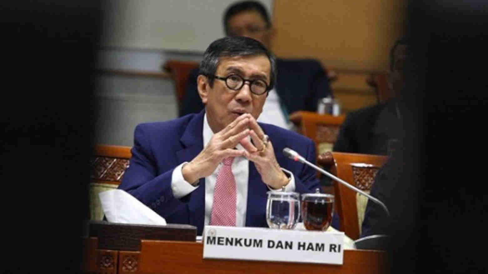 Menteri Hukum dan Hak Asasi Manusia, Yasonna Laoly. Foto: Repro FAJAR