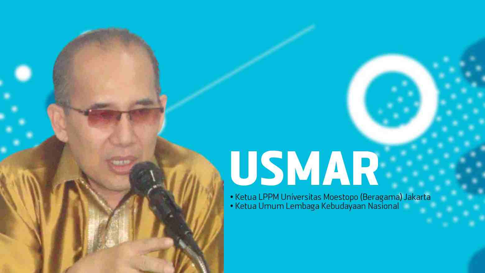 Dr. Usmar, SE, MM, Ketua LPM Universitas Moestopo (Beragama) Jakarta. Foto: Ist.