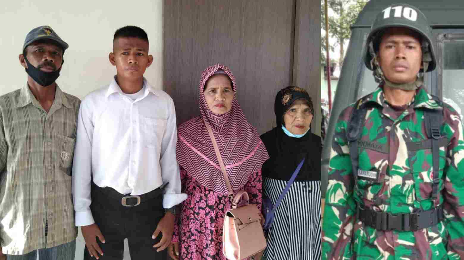 Baharudin dan keluarganya. Foto: Ist.