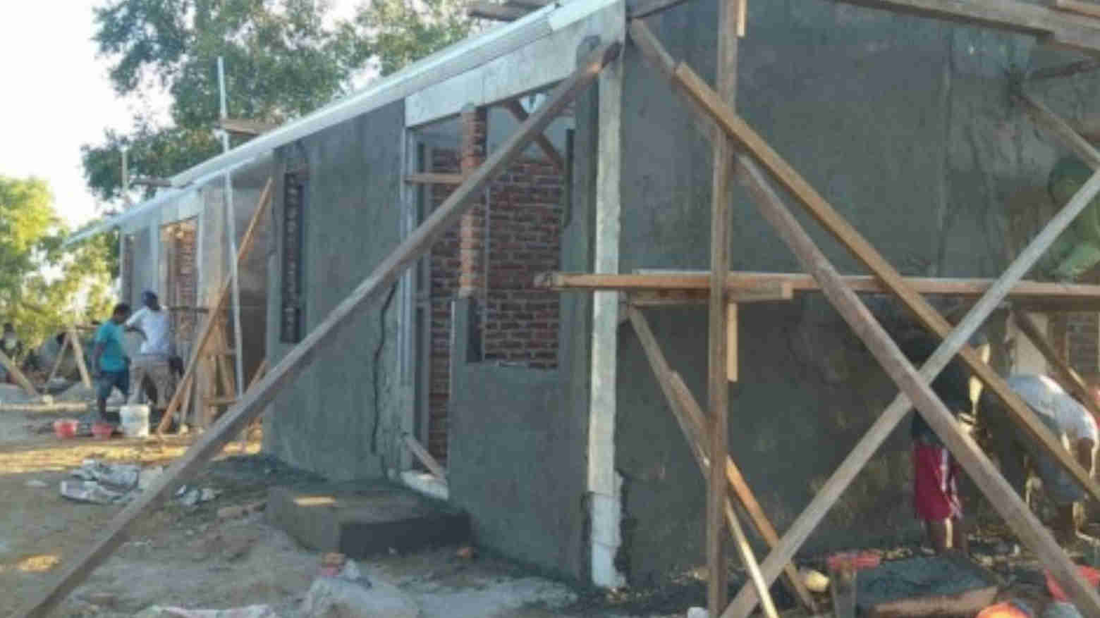 Rumah instan sederhana sehat untuk warga korban gempa. Foto: Repro Kementerian PUPR