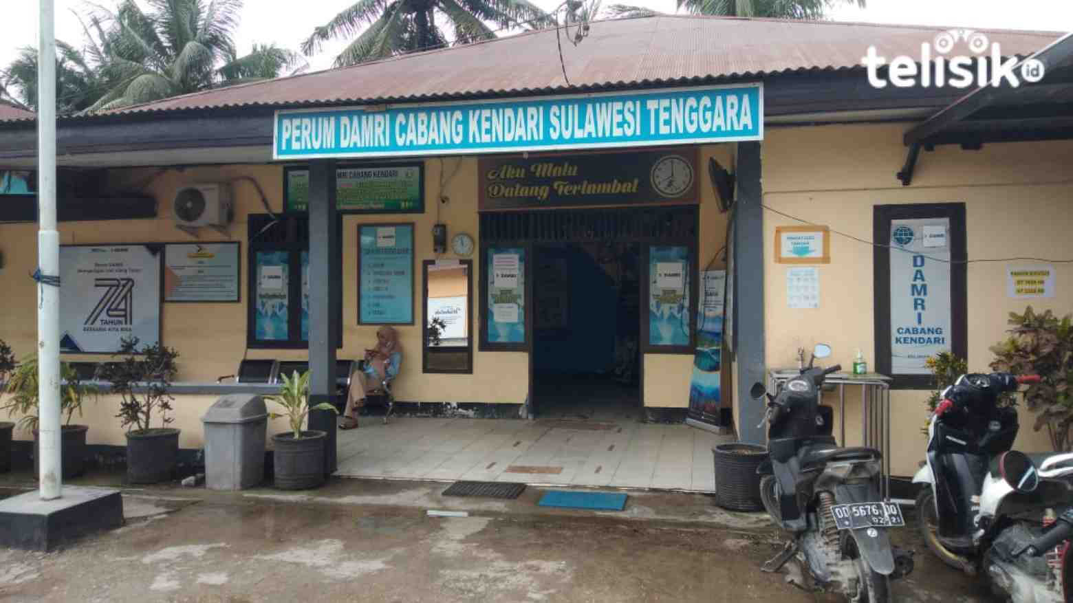 Kantor Perum Damri Cabang Kendari. Foto: Musdar/Telisik