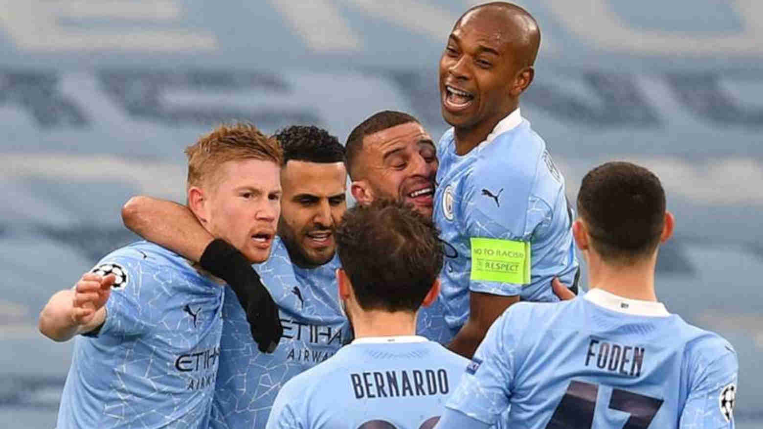 Pemain Man City. Foto: Repro Reuters