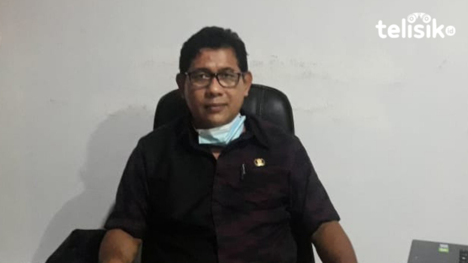 Kadis Dikbud Wakatobi, La Ali Wangi S.Pd., M.Si. Foto: Boy Candra F/ Telisik