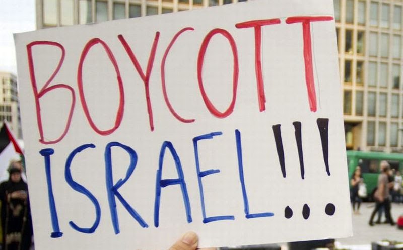 Spanduk seruan boikot Israel. Foto: Repro google.com