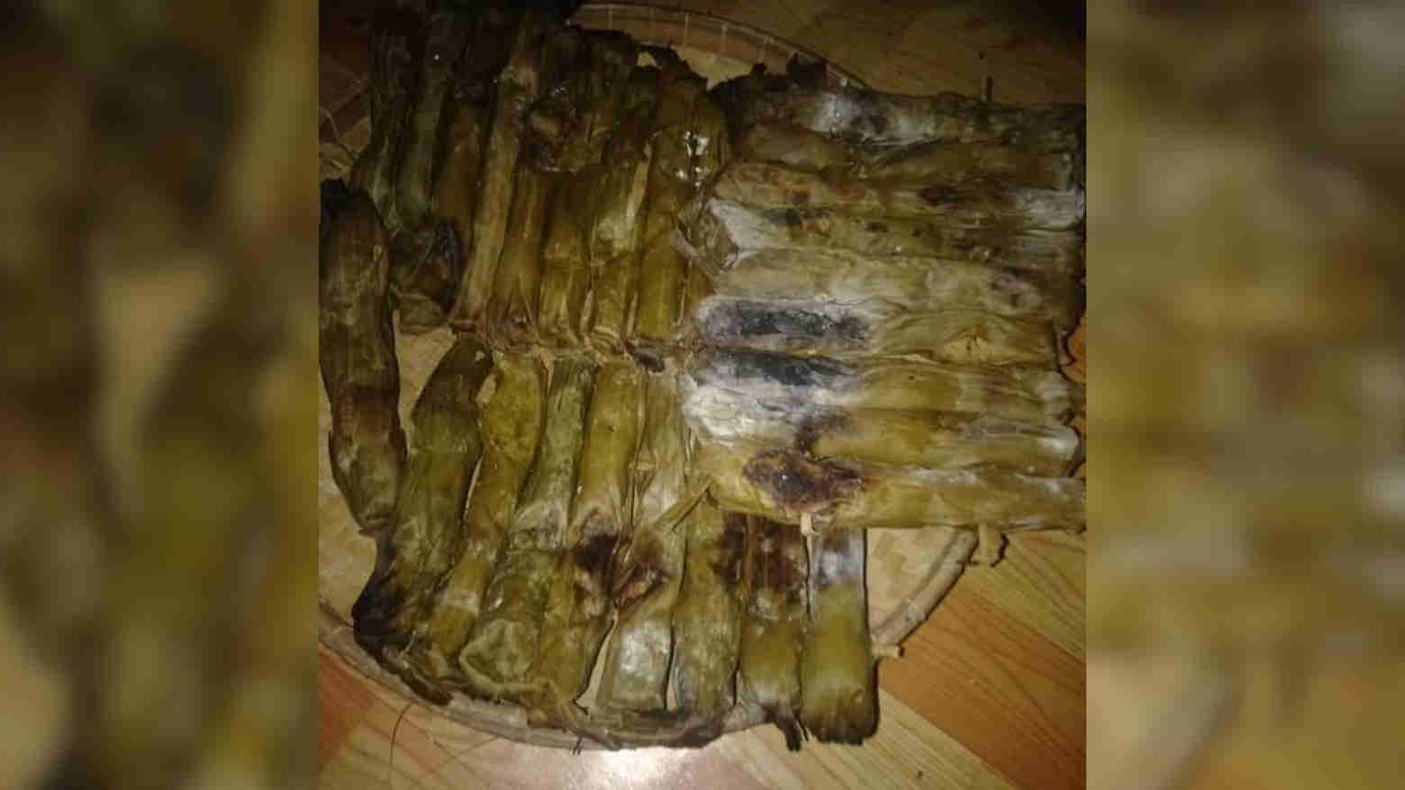 Tombole, makanan khas Tomia, Wakatobi, berbahan ubi kayu. Foto: Repro Facebook