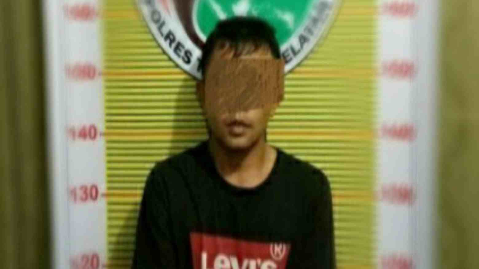 Oknum polisi yang tertangkap bersama barang bukti narkoba. Foto: Ist.