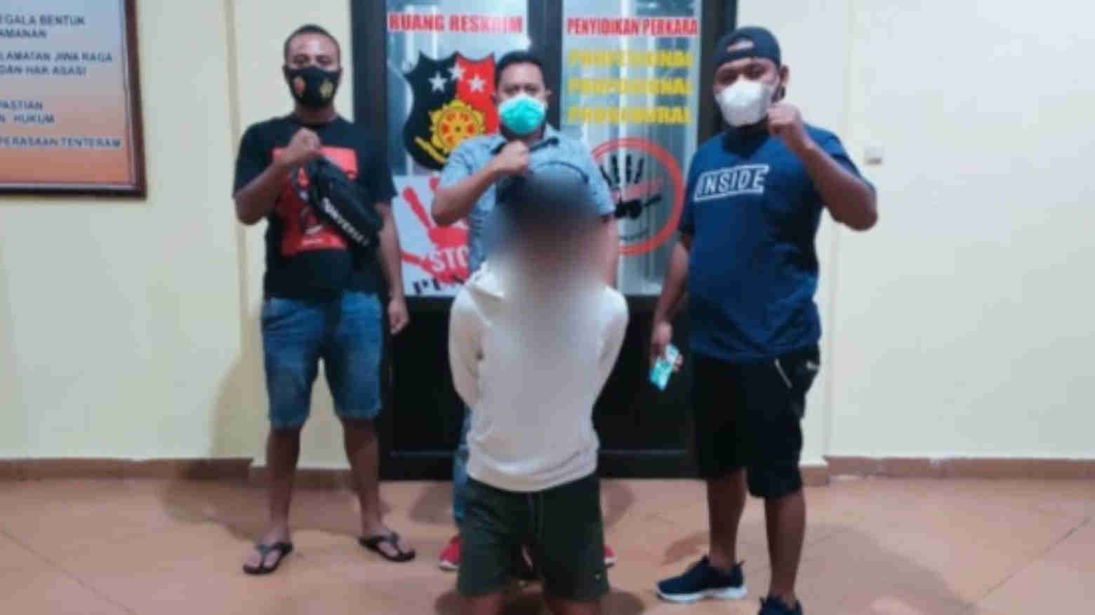Pencuri berinisial FSJ asal Ru,a, Desa Golo Watu, Kecamatan Wae Ri'i. Foto: Ist.