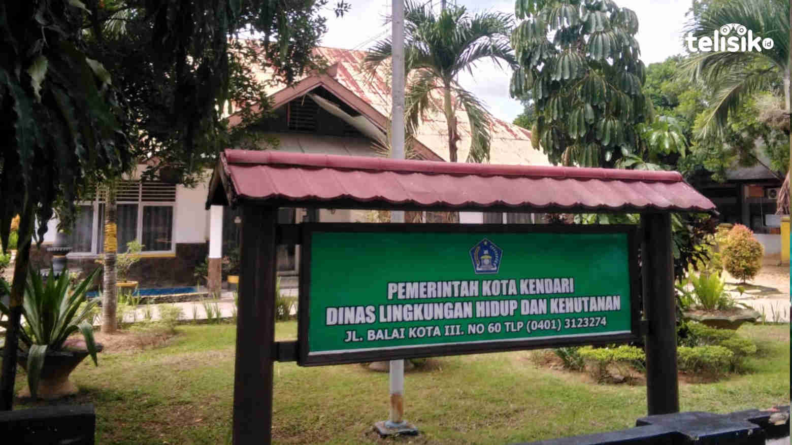 Kantor DLHK Kendari. Foto: Fitrah Nugraha/Telisik