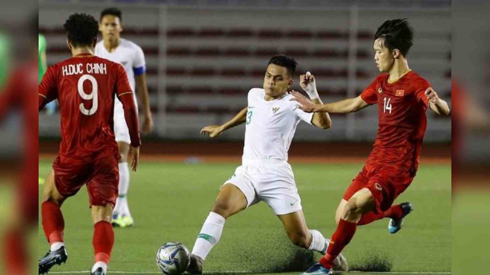 Laga antara Indonesia dan Vietnam. Foto: Repro detik.com