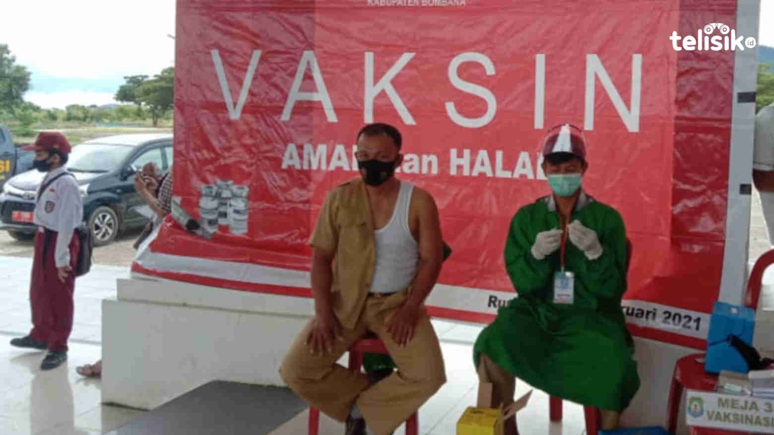 Pelaksanaan vaksin di Kabupaten Bombana. Foto: Hir/Telisik