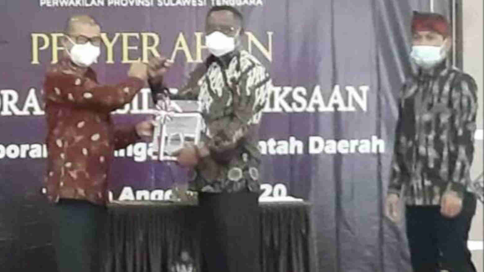 Pemkab Buteng saat raih Opini WTP keempat kalinya. Foto: Ist.