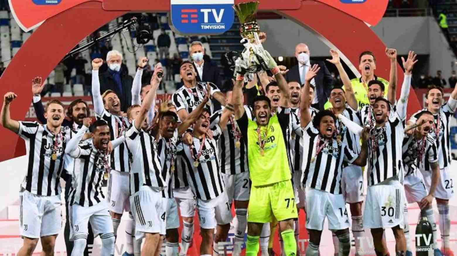 Juventus saat menjurai Coppa Italia 2021. Foto: Repro AFP