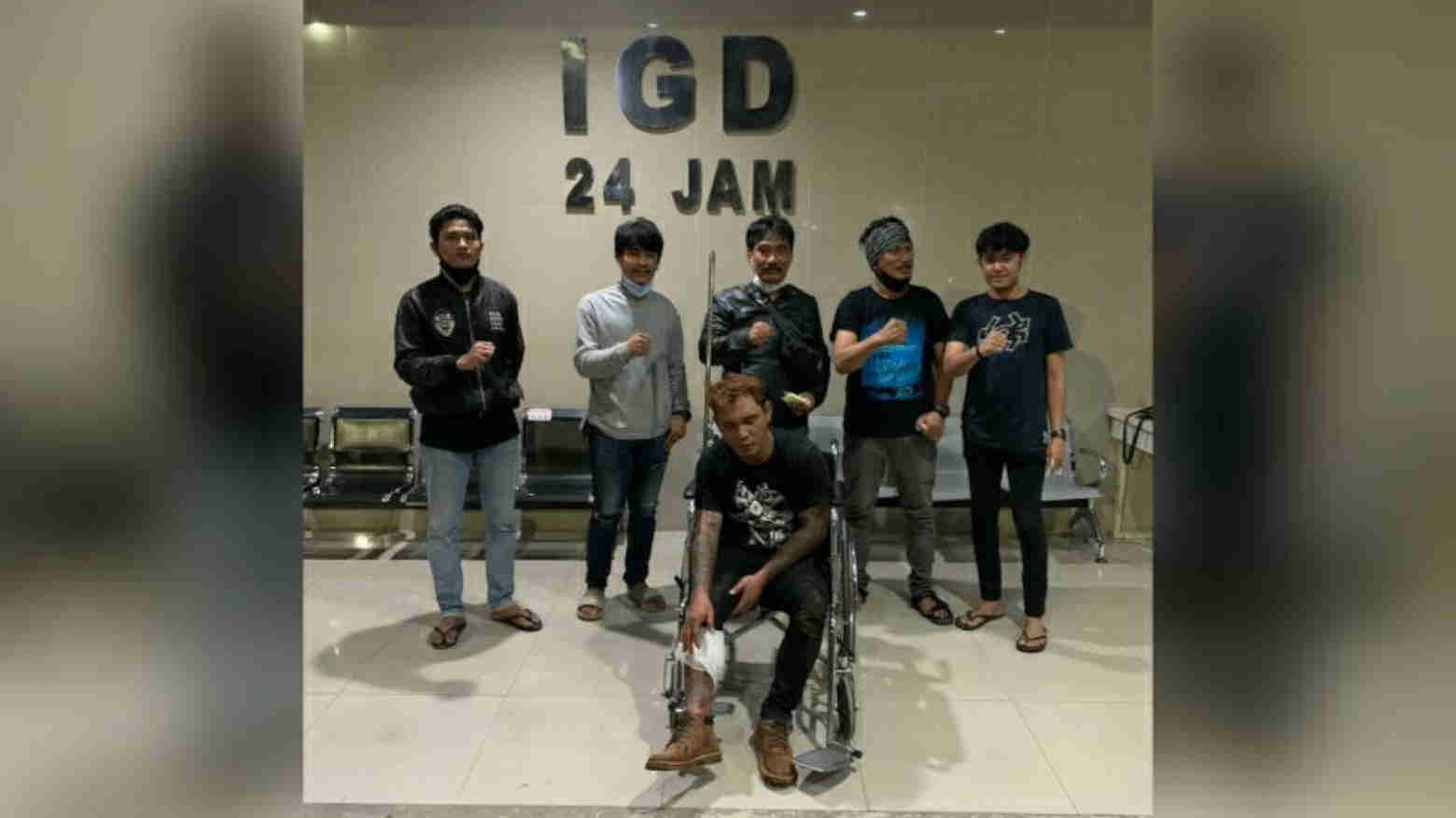 Pelaku begal yang dilumpuhkan Resmob Biringkanaya. Foto: Ist.