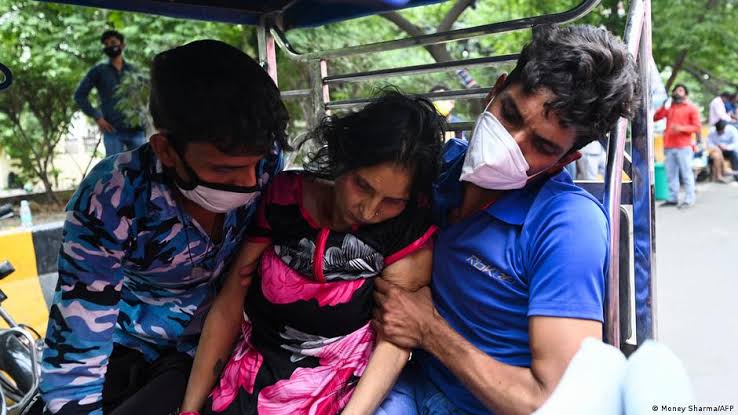 Penyakit infeksi jamur hitam atau mucormycosis menyerang India. Foto: Repro hindinewsbytesap.com