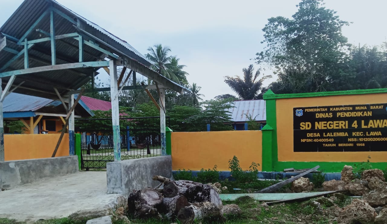Sekolah Dasar Negeri 4 Lawa, Muna Barat. Foto: Ist.