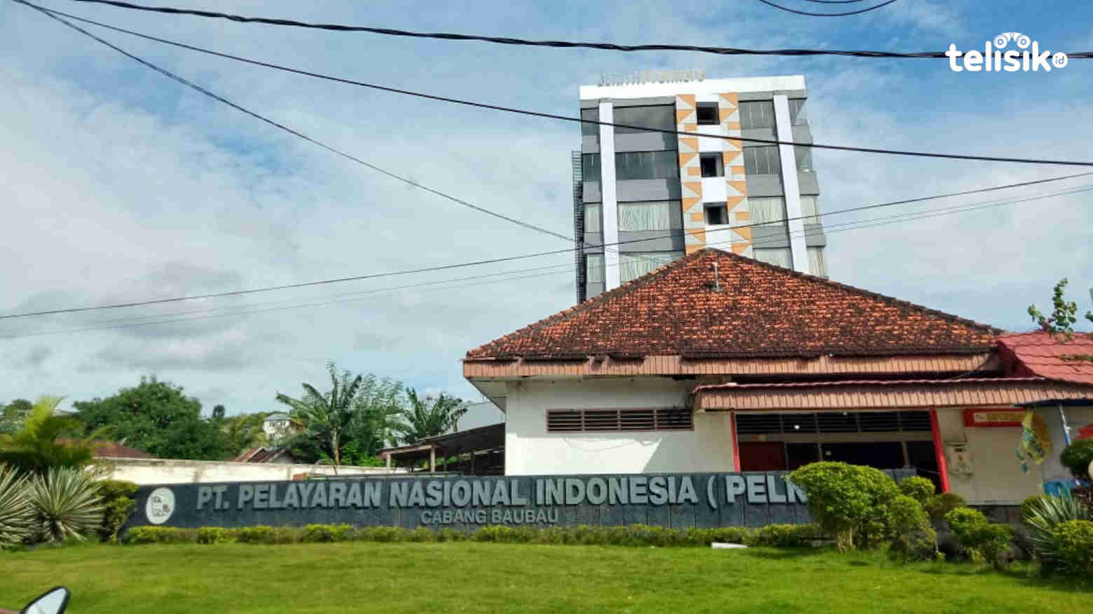 Kantor PT Pelni Cabang Baubau. Foto: Harjum Ntry/Telisik