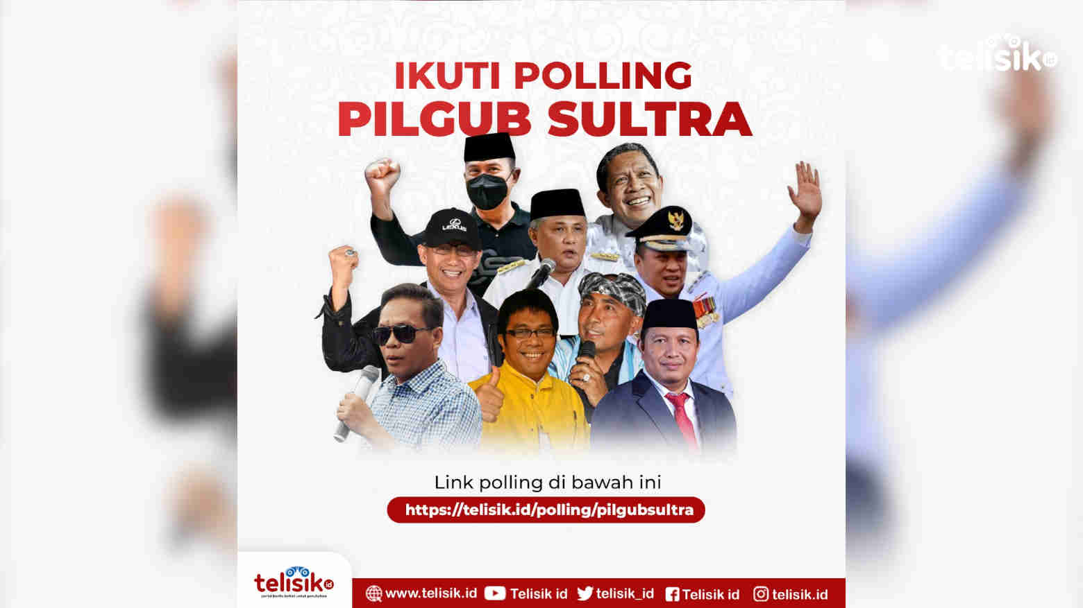 Polling Pilgub Sultra Telisik.id. Foto: Arman/Telisik