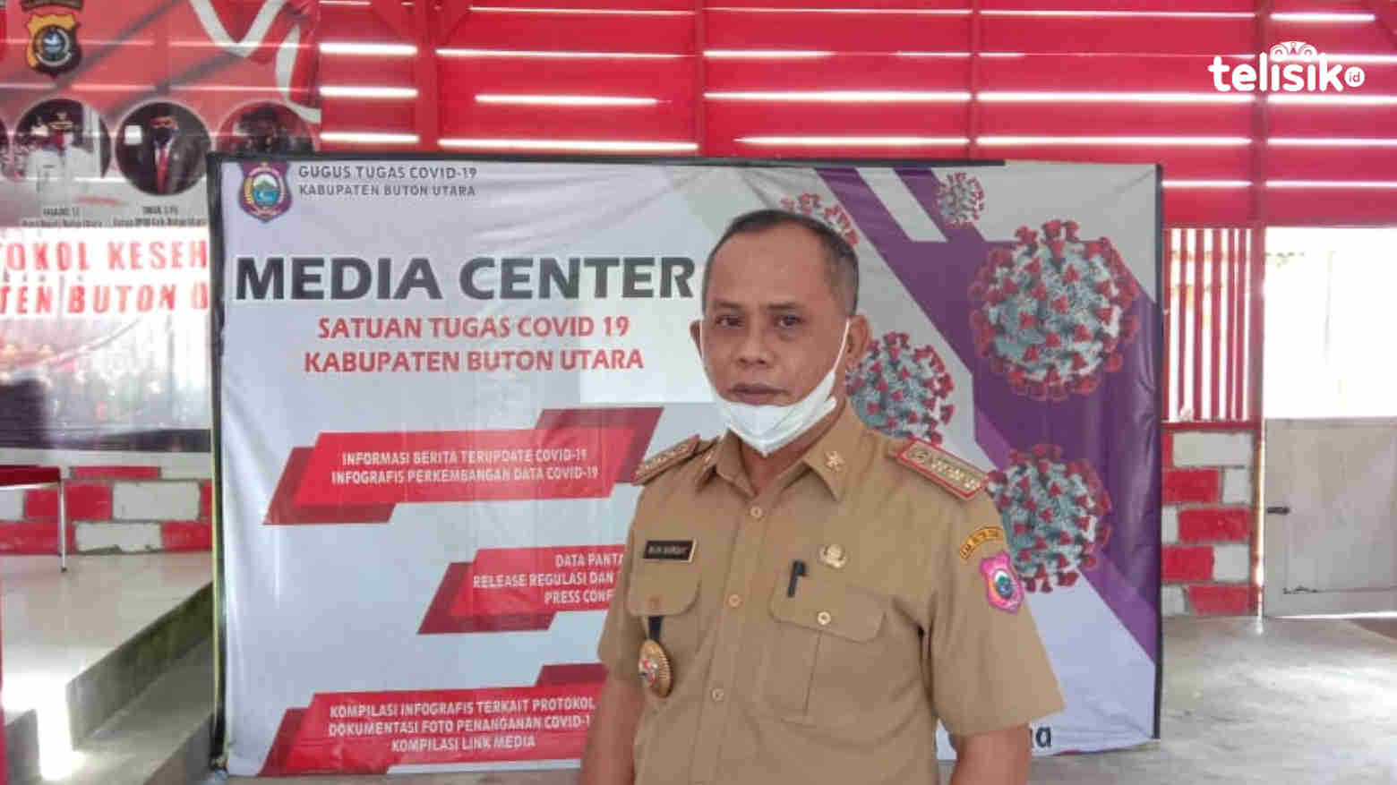 Sekretaris Daerah Buton Utara, Muhammad Hardhy Muslim, SH. M.Si. Foto: Aris/Telisik