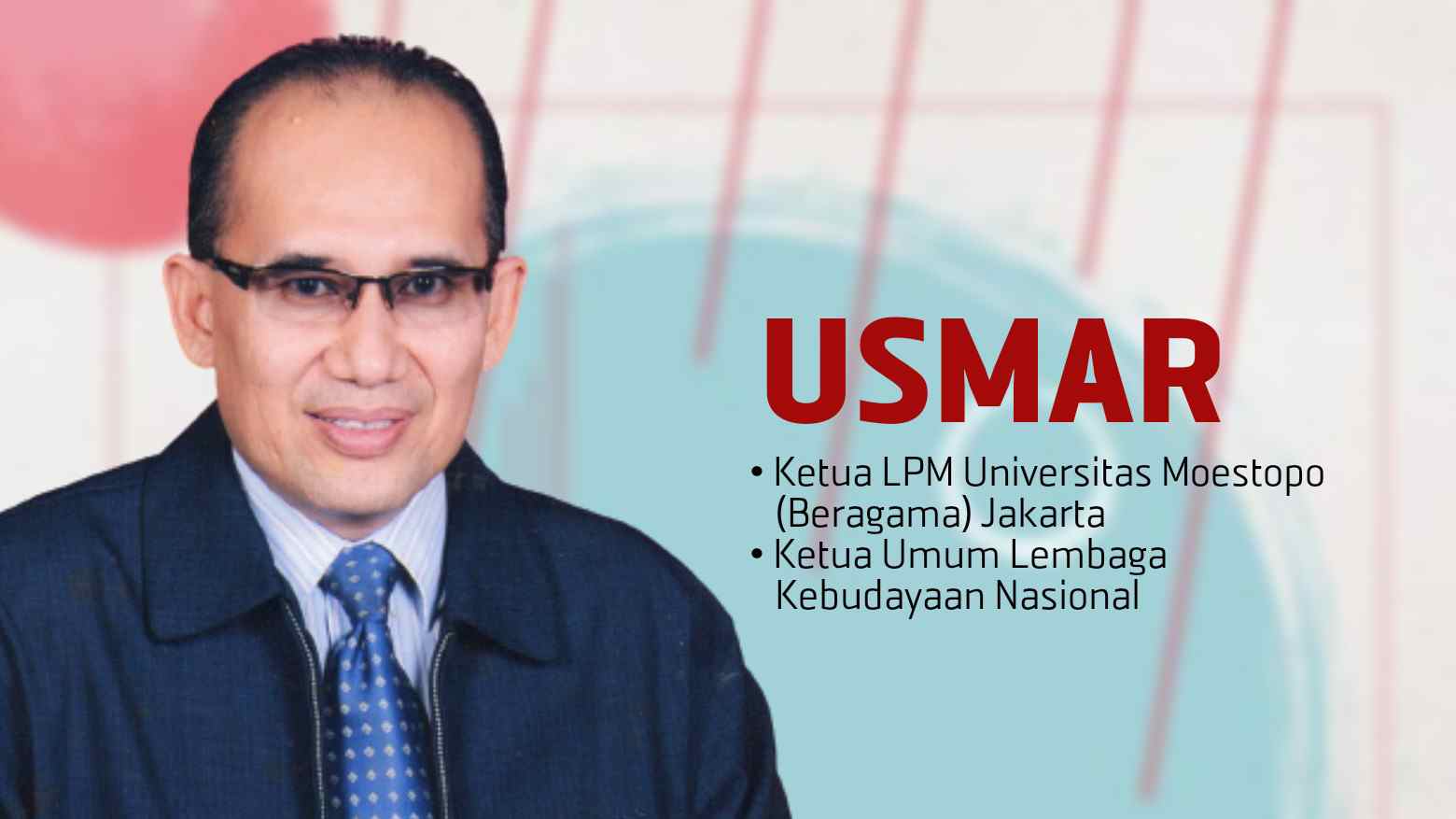Dr. Usmar, SE, MM, Ketua LPM Universitas Moestopo (Beragama) Jakarta & Ketua Umum Lembaga Kebudayaan Nasional (LKN). Foto: Ist.