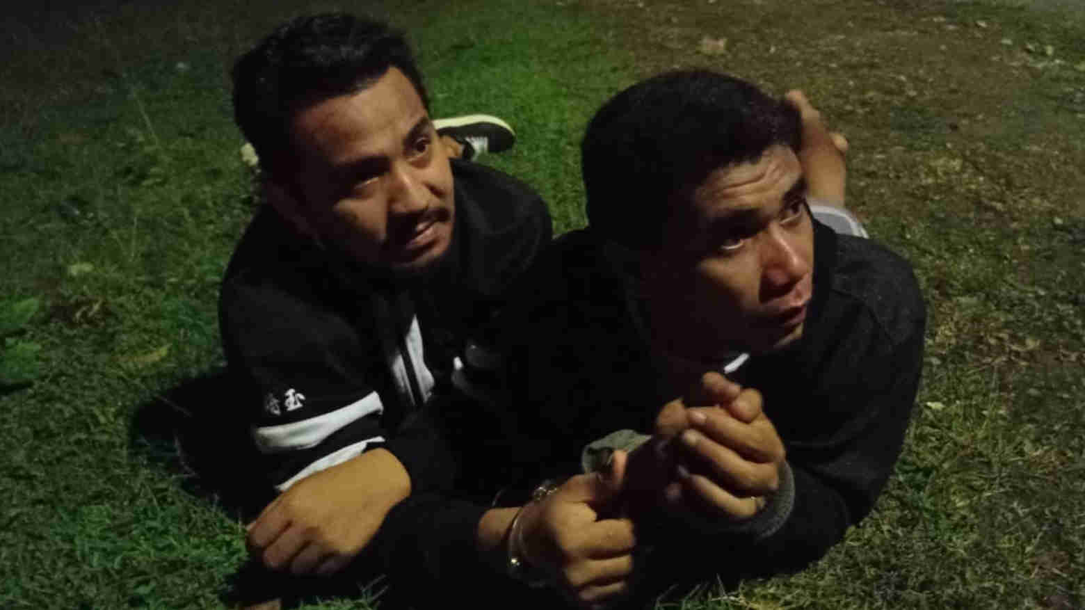 Dua tersangka penyalahguna narkoba, FK dan RD. Foto: Ist.