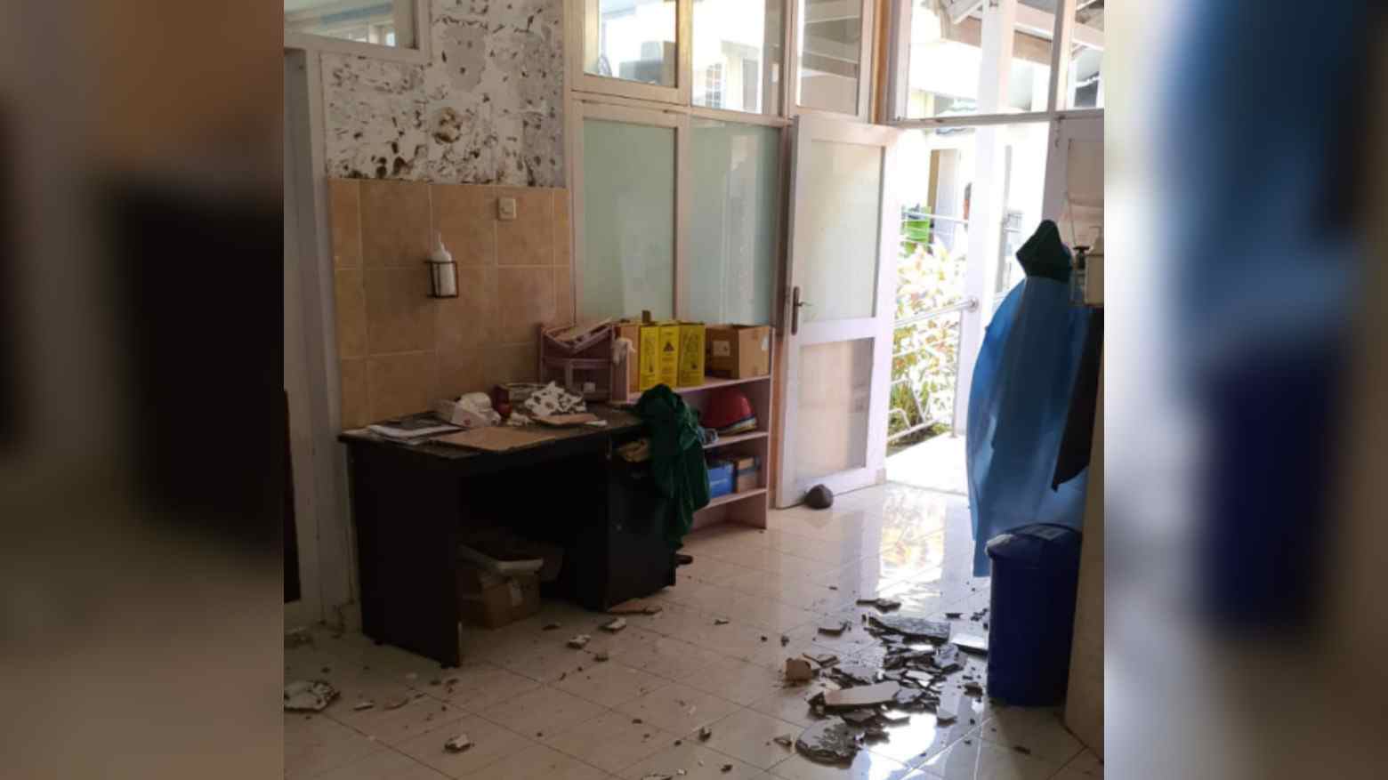 Reruntuhan dan kerusakan akibat gempa yang mengguncang Tojo Una-Una, Sulteng. Foto: Ist.