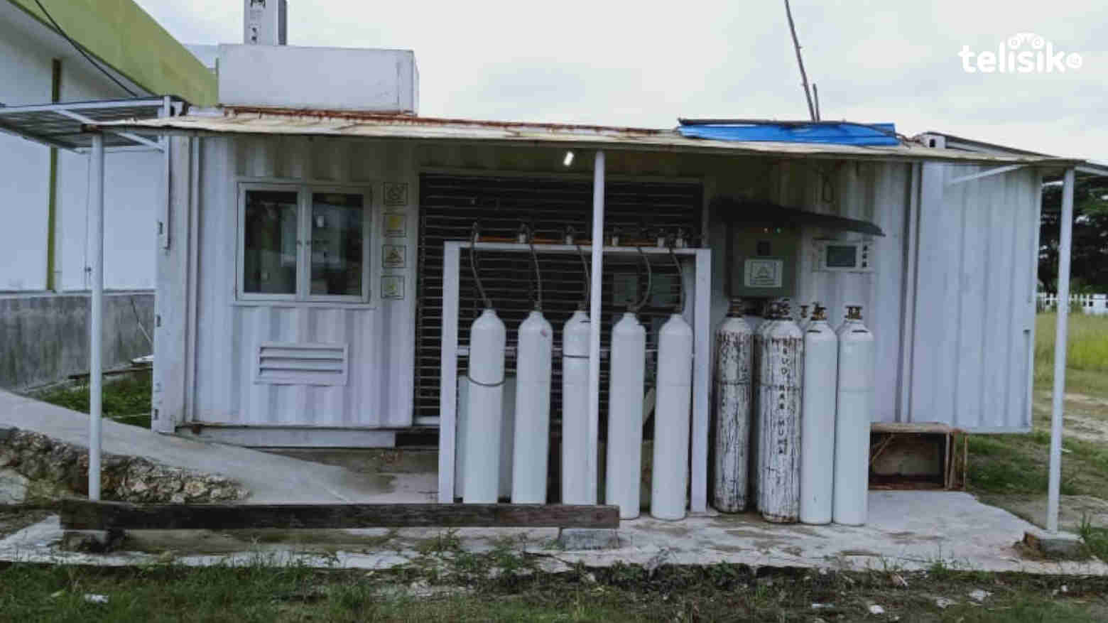 Mesin produksi oksigen di RS. Foto: Sunaryo/Telisik