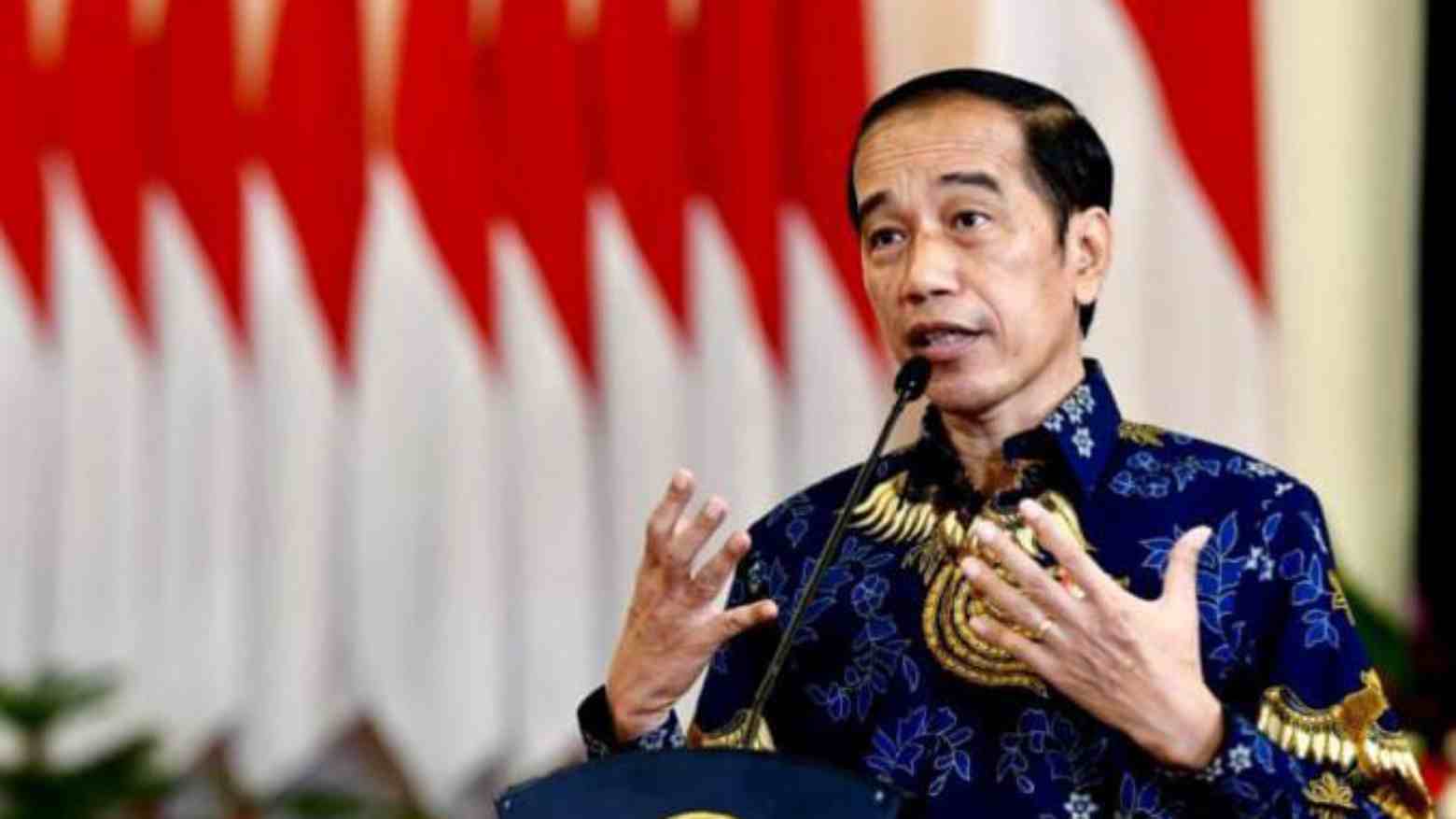 Presiden Joko Widodo memberikan sambutan pada Peresmian Pembukaan Sarasehan 100 Ekonom Indonesia di Istana Negara, Jakarta. Foto: Ist/Setpres
