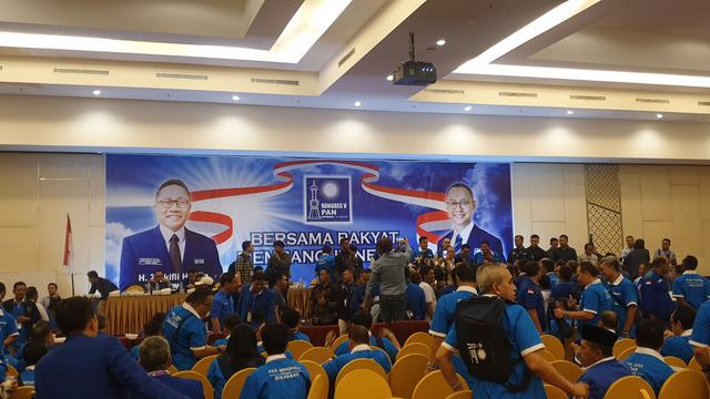 Suasana sidang Kongres V PAN di Hotel Claro Kendari, Sulawesi Tenggara. Foto: Repro liputan6.com