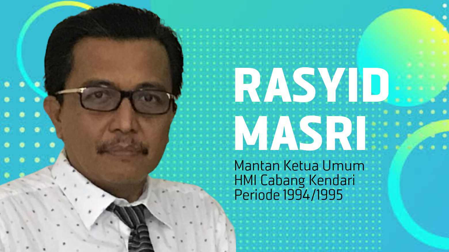 Prof. Dr. H.A. Rasyid Masri, mantan Ketua Umum HMI Cabang Kendari Periode 1994/1995. Foto: Ist.