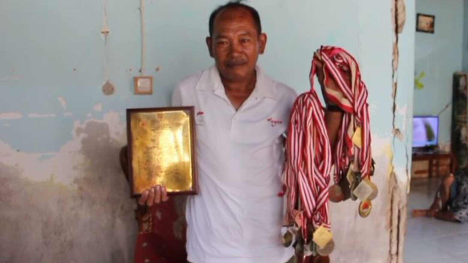 Abdul Razak, mantan atlet dayung yang mengikuti kejuaraan Internasional asal Kabupaten Wakatobi. Foto: Repro Kompas.com