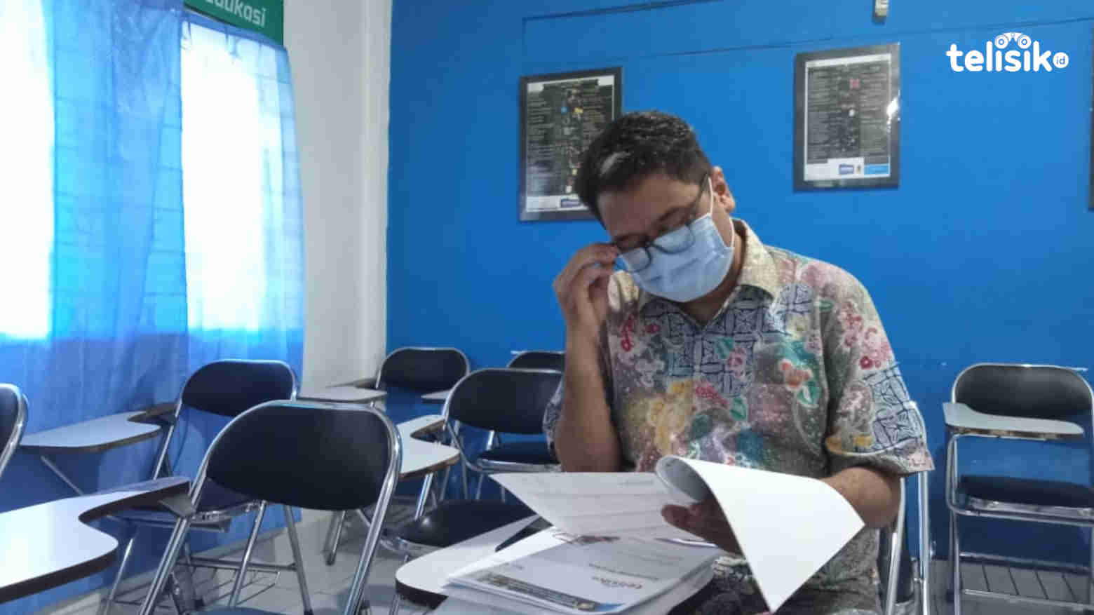 Prasetyo Nugroho, Kepala Cabang Primagama Sulawesi Tenggara (Sultra). Foto: Andi Irna Fitriani/Telisik