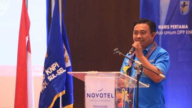 Ketua Umum DPP KNPI, Haris Pertama. Foto: Repro beritasatu.com