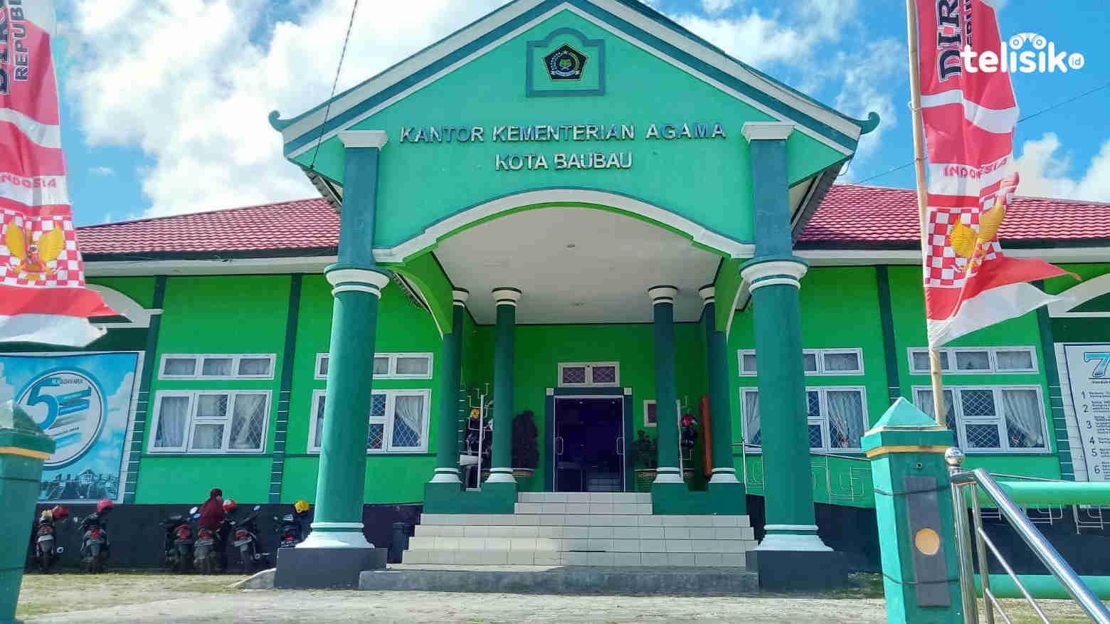 Kantor Kementerian Agama Kota Baubau. Foto: Harjum Ntry/Telisik
