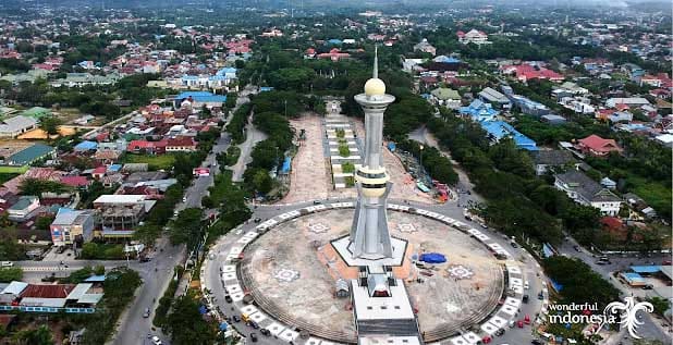 Suasana Kota Kendari dari ketinggian. Foto: Repro Genpisultra.my.id