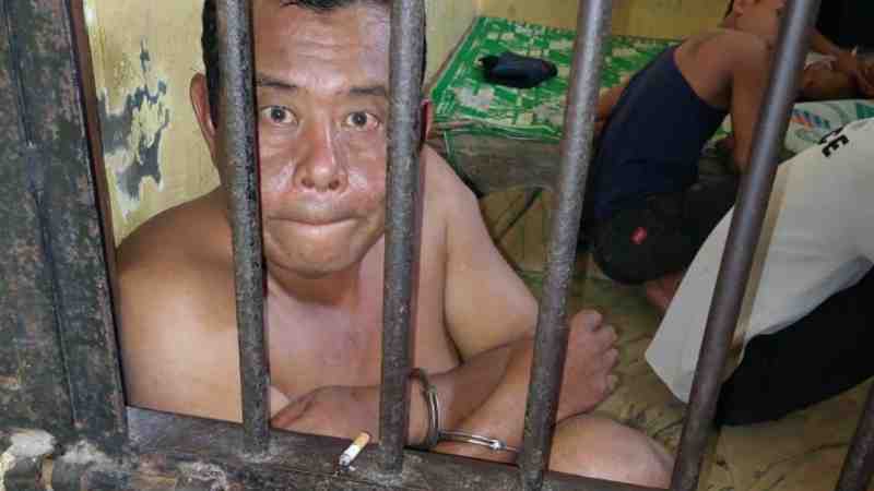 Pelaku pembunuhan mantan anggota DPRD. Foto: Humas Polres Sergai