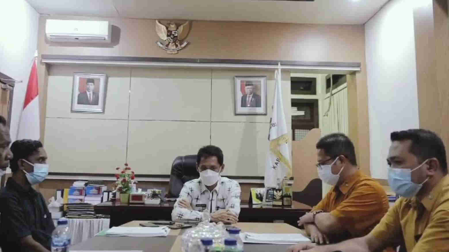 Penandatanganan MoU antara Pemda Wakatobi dengan BPJS Kesehatan. Foto: Ist.
