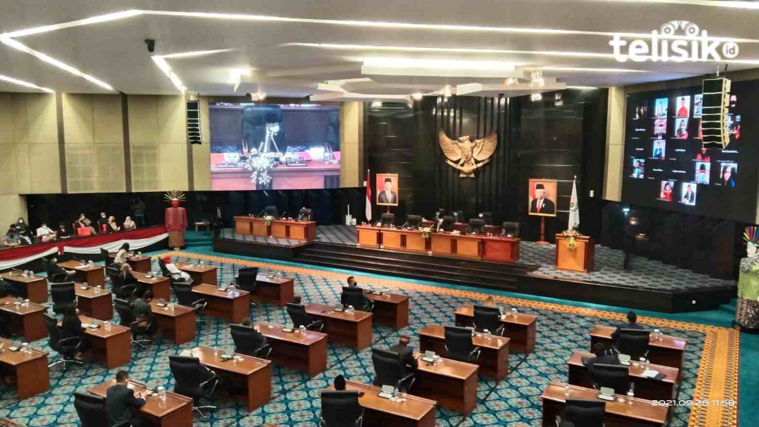 Ruang Rapat Paripurna DPRD DKI Jakarta. Foto: Risman/Telisik