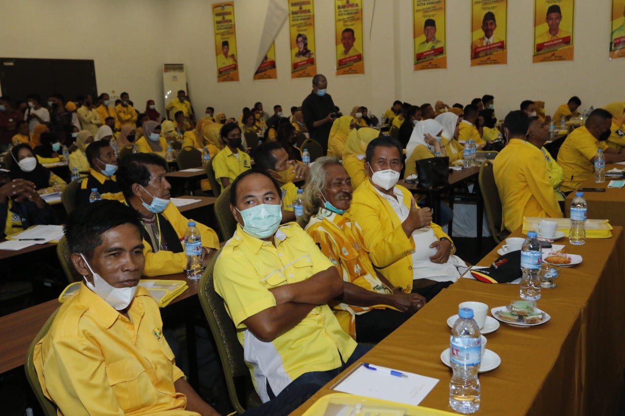 Peserta Rakerda dan Rapimda Partai Golkar Kota Kendari. Foto: Ist.