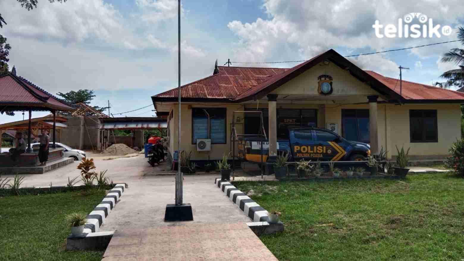 Mapolsek Poasia, Kota Kendari. Foto: Nuhruddin/Telisik
