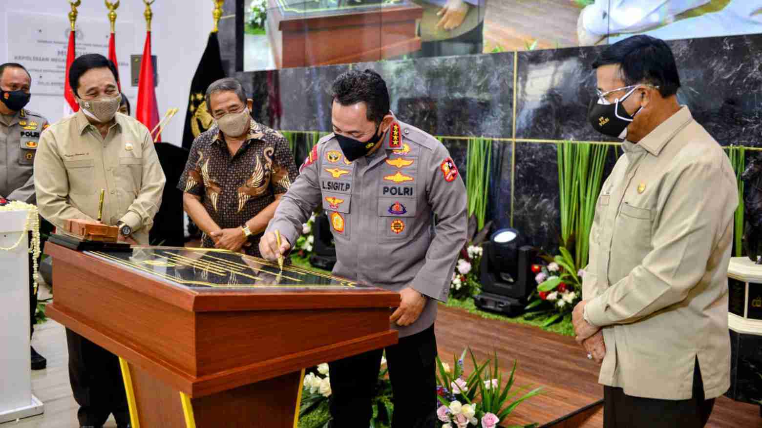 Peresmian revitalisasi museum polri. Foto: Humas Polri
