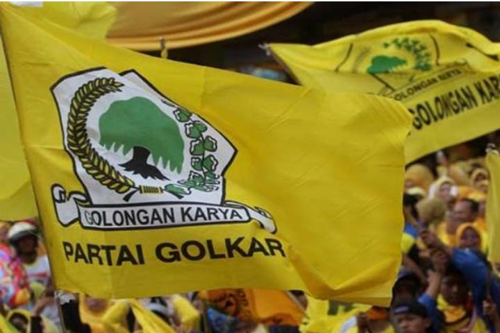 Ilustrasi bendera partai Golkar. Foto: Repro pusaran.net