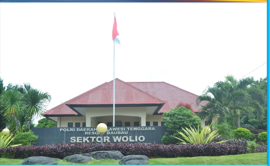 Kantor Polsek Wolio. Foto: Ist.