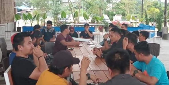 Sejumlah organisasi pemuda di Konut melakukan konsolidasi membentuk Konsorsium Pemuda Konawe Utara untuk mengawal kegiatan pertambangan. Foto: Ist.
